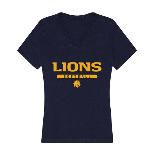  - NCAA Softball : Avery Rohlman - Women's V-Neck T-Shirt-0