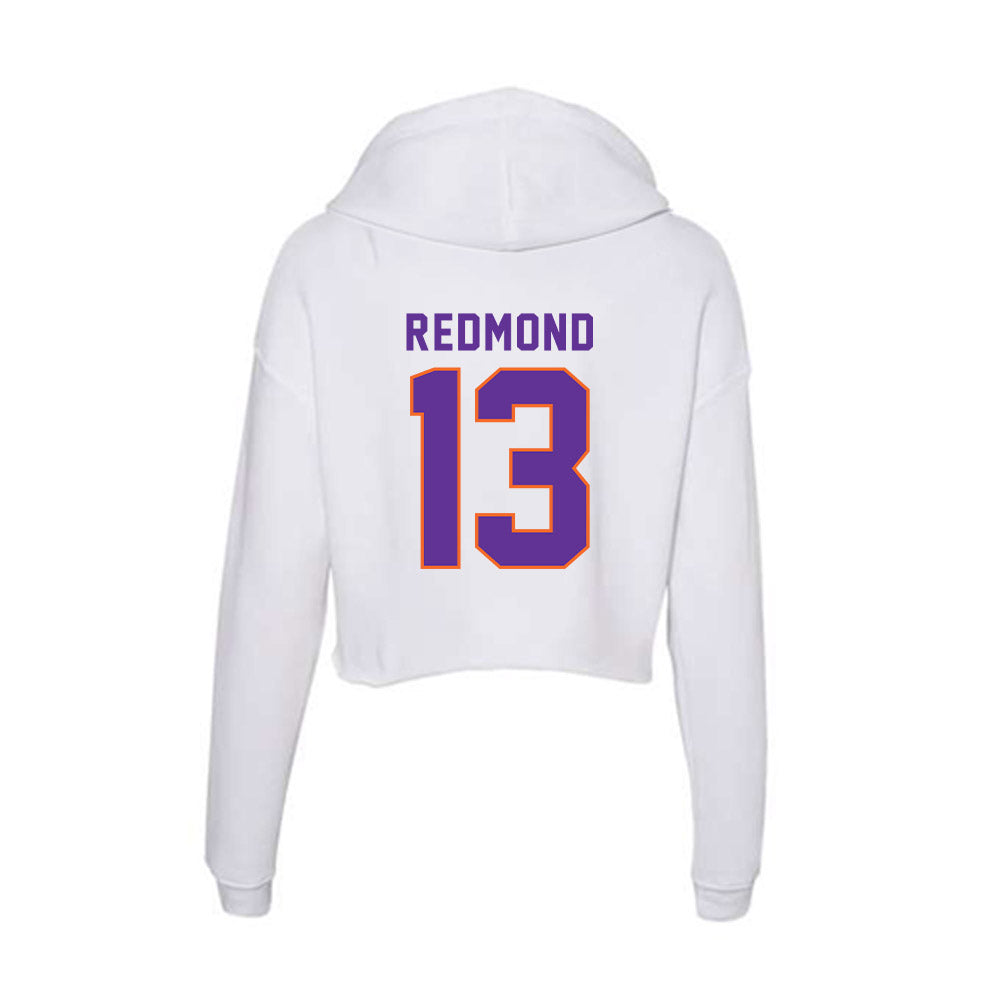 Northwestern State - NCAA Men's Basketball : Justin Redmond - Women's Crop Fleece Hoodie-1