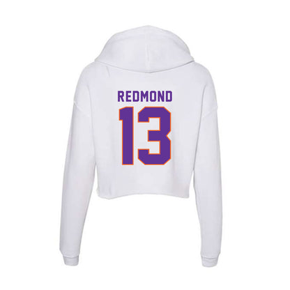 Northwestern State - NCAA Men's Basketball : Justin Redmond - Women's Crop Fleece Hoodie-1