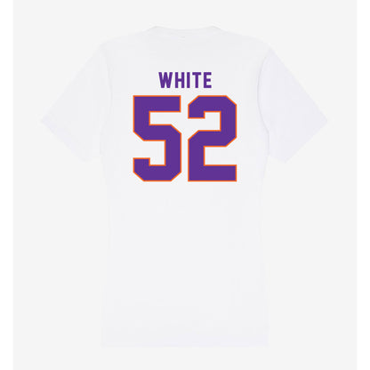 Northwestern State - NCAA Baseball : Carter White - Women's V-Neck T-Shirt-1