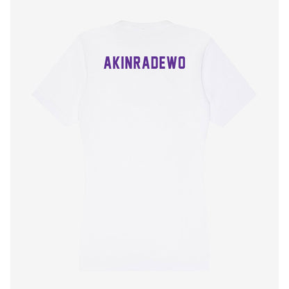 Northwestern State - NCAA Men's Track & Field : Dan Akinradewo - Women's V-Neck T-Shirt-1
