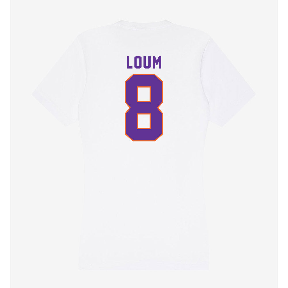 Northwestern State - NCAA Men's Basketball : Moustapha Loum - Women's V-Neck T-Shirt-1