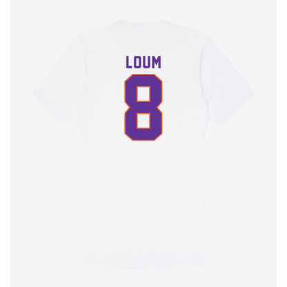 Northwestern State - NCAA Men's Basketball : Moustapha Loum - Women's V-Neck T-Shirt-1