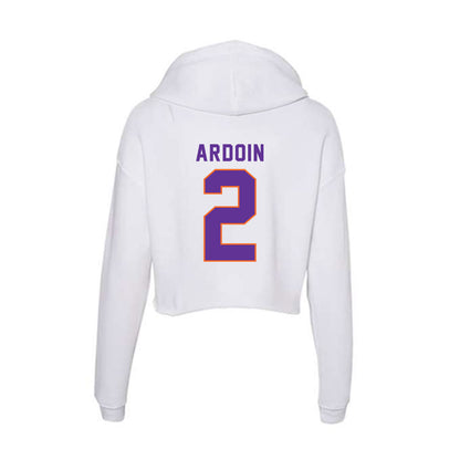 Northwestern State - NCAA Baseball : Sam Ardoin - Women's Crop Fleece Hoodie-1