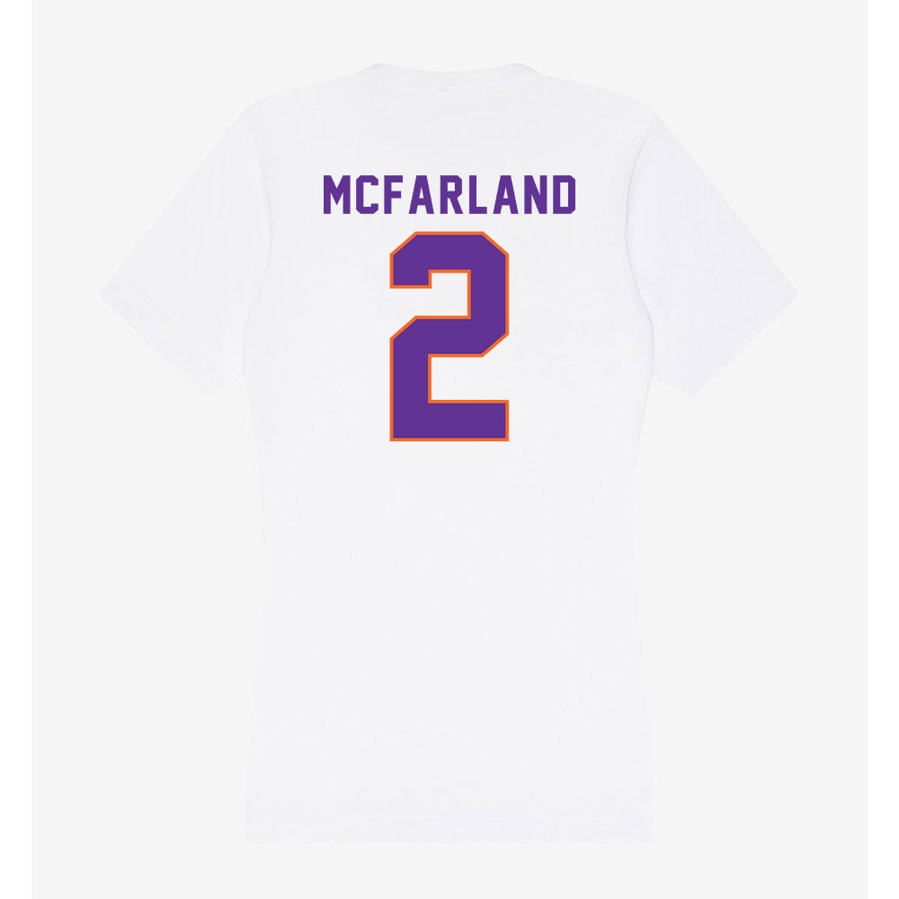 Northwestern State - NCAA Women's Volleyball : Emmarie McFarland - Women's V-Neck T-Shirt-1