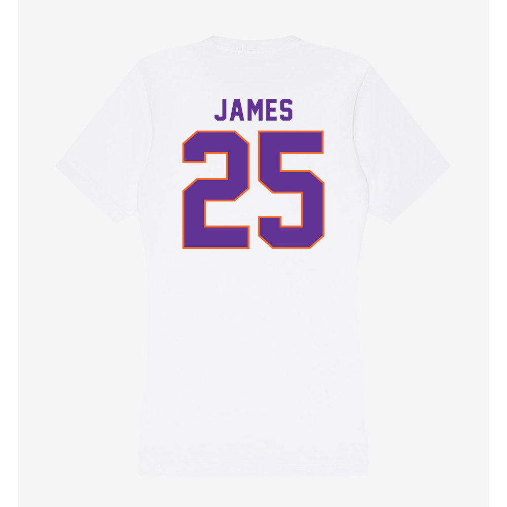 Northwestern State - NCAA Football : Jeremiah James - Women's V-Neck T-Shirt-1