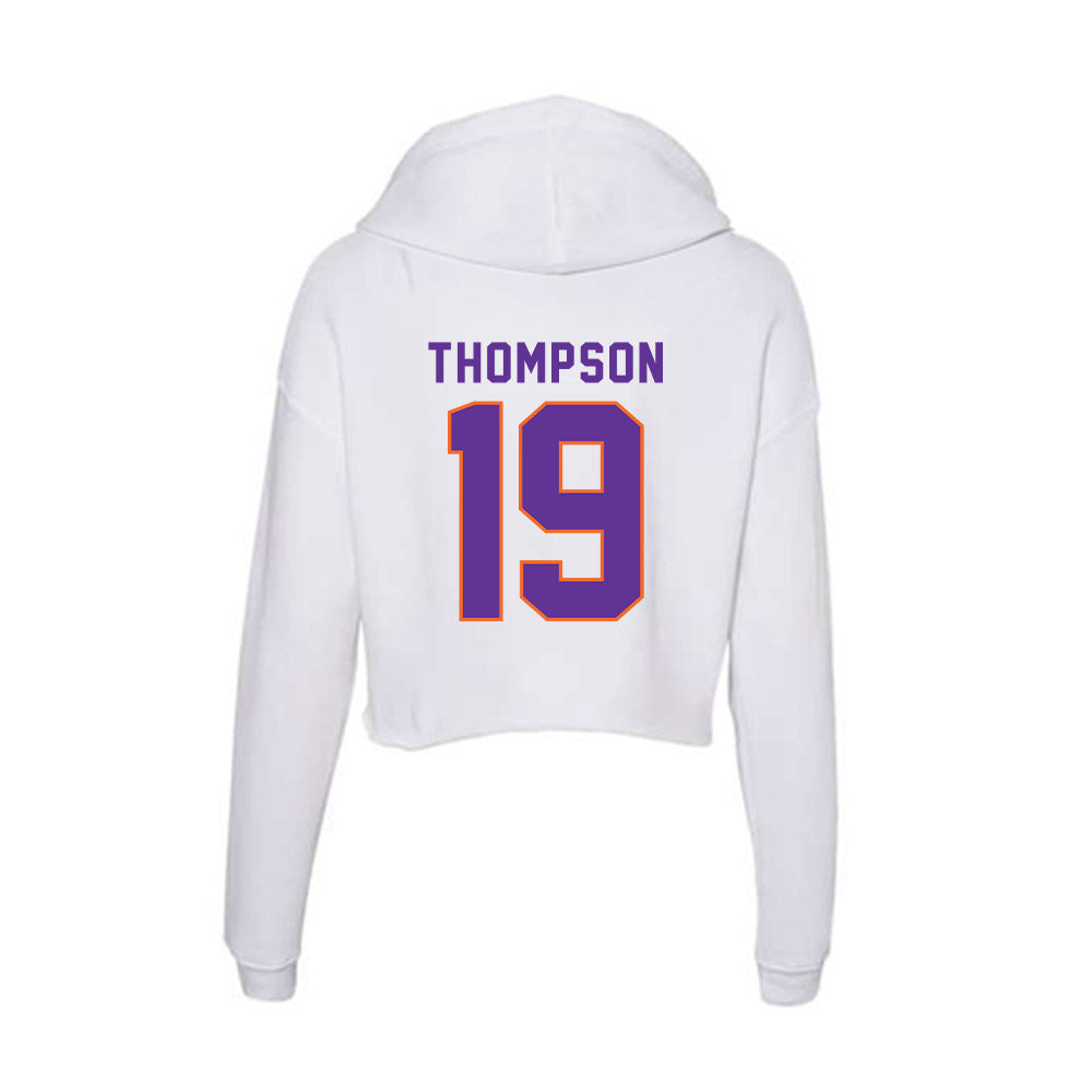 Northwestern State - NCAA Football : Brennon Thompson - Women's Crop Fleece Hoodie-1