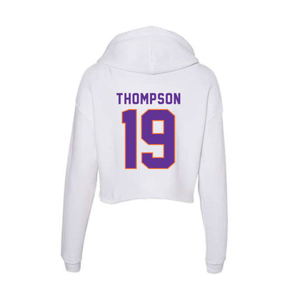 Northwestern State - NCAA Football : Brennon Thompson - Women's Crop Fleece Hoodie-1