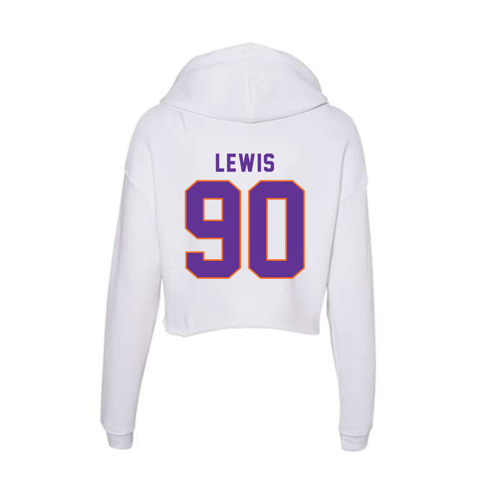 Northwestern State - NCAA Football : Tyler Lewis - Women's Crop Fleece Hoodie-1