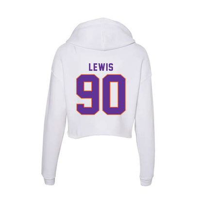 Northwestern State - NCAA Football : Tyler Lewis - Women's Crop Fleece Hoodie-1