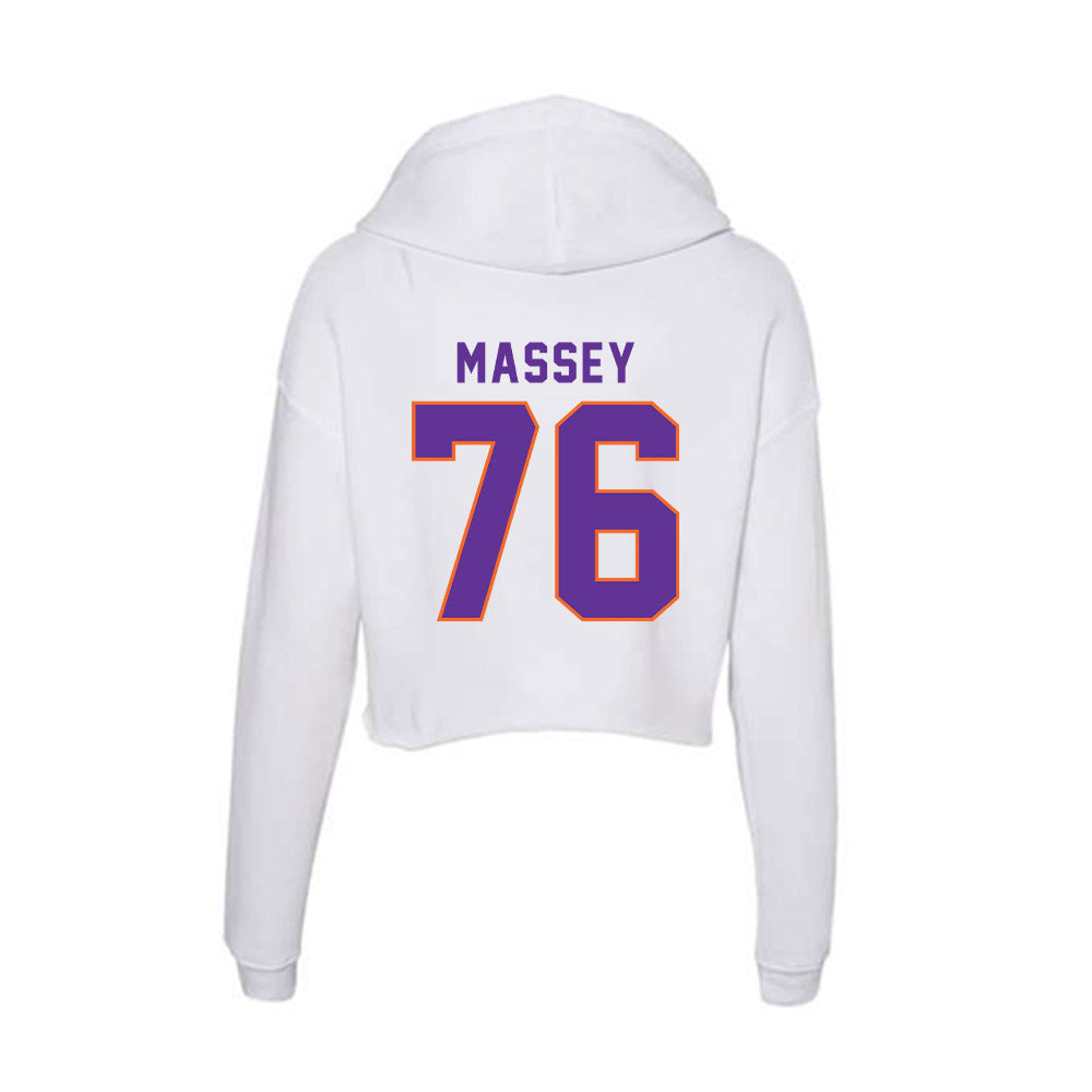 Northwestern State - NCAA Softball : Ethan Massey - Women's Crop Fleece Hoodie-1