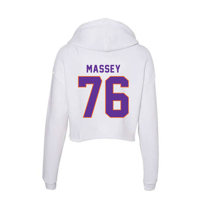 Northwestern State - NCAA Softball : Ethan Massey - Women's Crop Fleece Hoodie-1