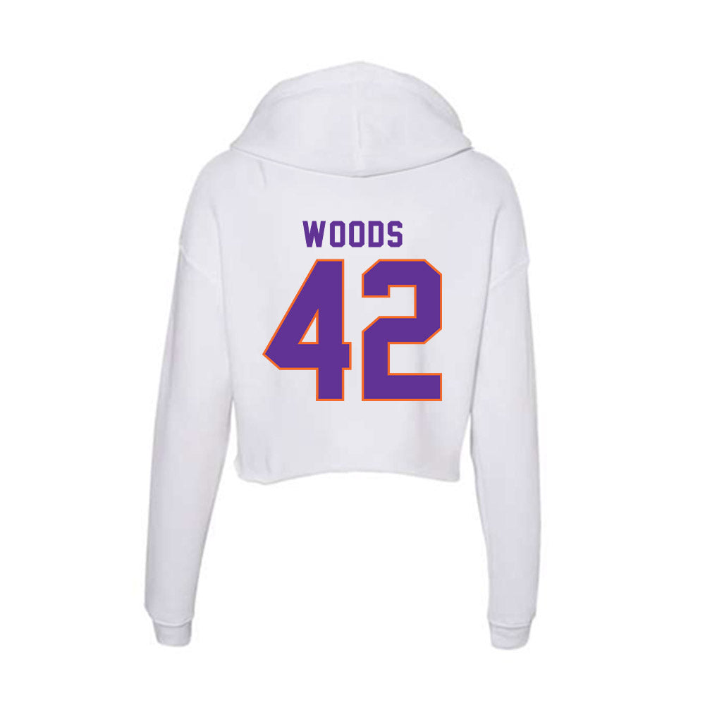 Northwestern State - NCAA Football : Braden Woods - Women's Crop Fleece Hoodie-1