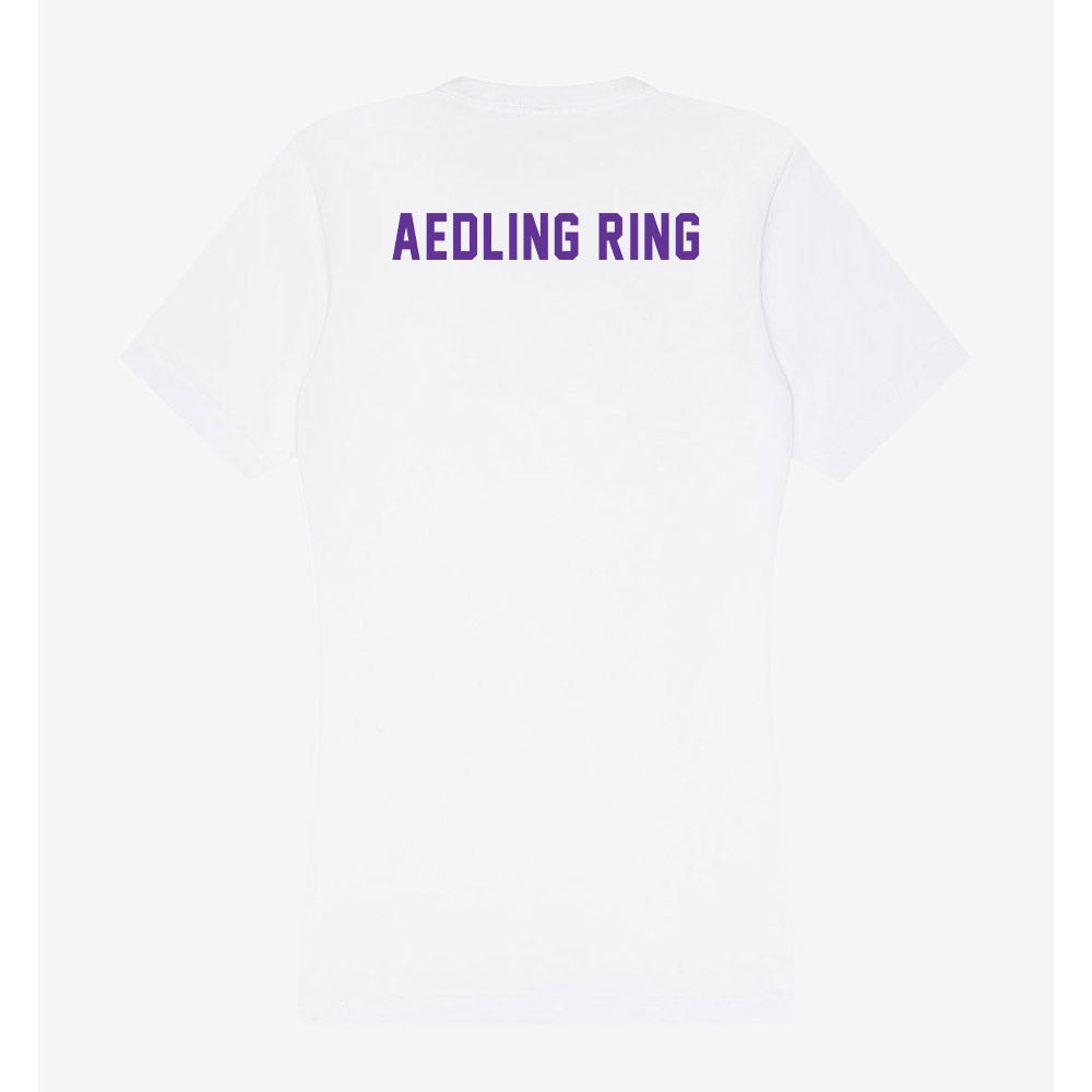 Northwestern State - NCAA Women's Track & Field : Thea Aedling Ring - Women's V-Neck T-Shirt-1