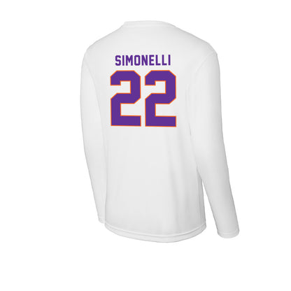 Northwestern State - NCAA Baseball : JT Simonelli - Activewear Long Sleeve T-Shirt-1