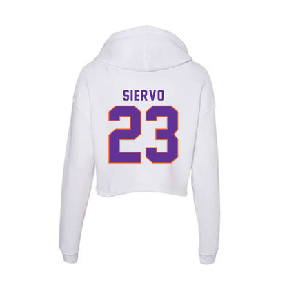 Northwestern State - NCAA Baseball : Joe Siervo - Women's Crop Fleece Hoodie-1