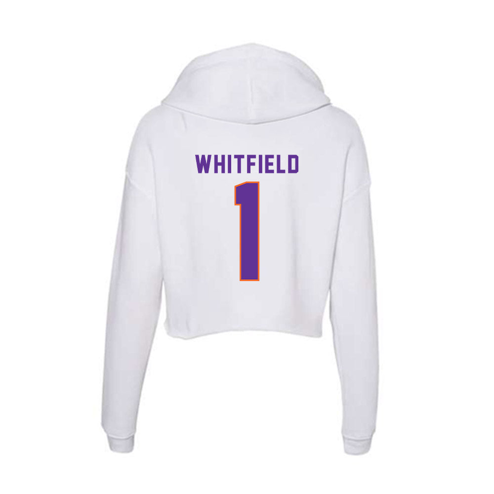 Northwestern State - NCAA Women's Volleyball : Julia Whitfield - Women's Crop Fleece Hoodie-1