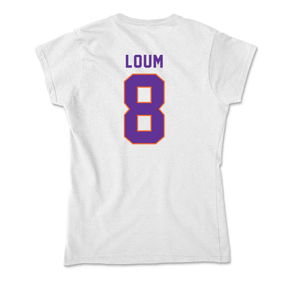 Northwestern State - NCAA Men's Basketball : Moustapha Loum - Soft Style Women’s T-Shirt-2