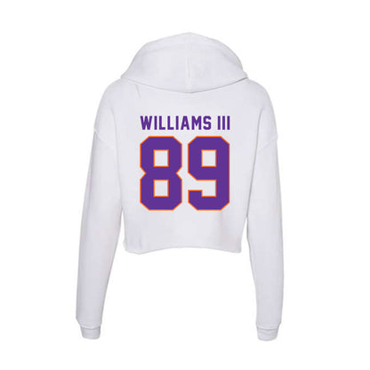 Northwestern State - NCAA Football : Payne Williams III - Women's Crop Fleece Hooded Sweatshirt-1