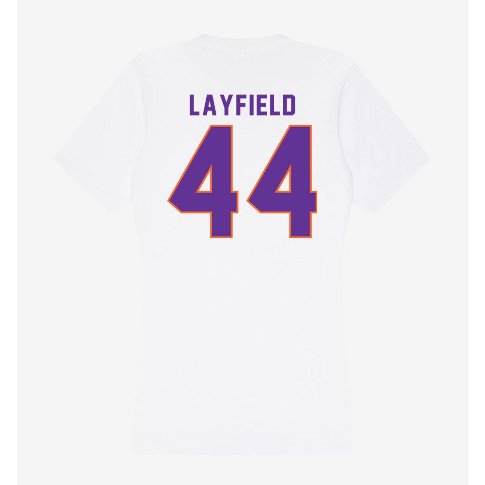 Northwestern State - NCAA Softball : Madge Layfield - Women's V-Neck T-Shirt-1
