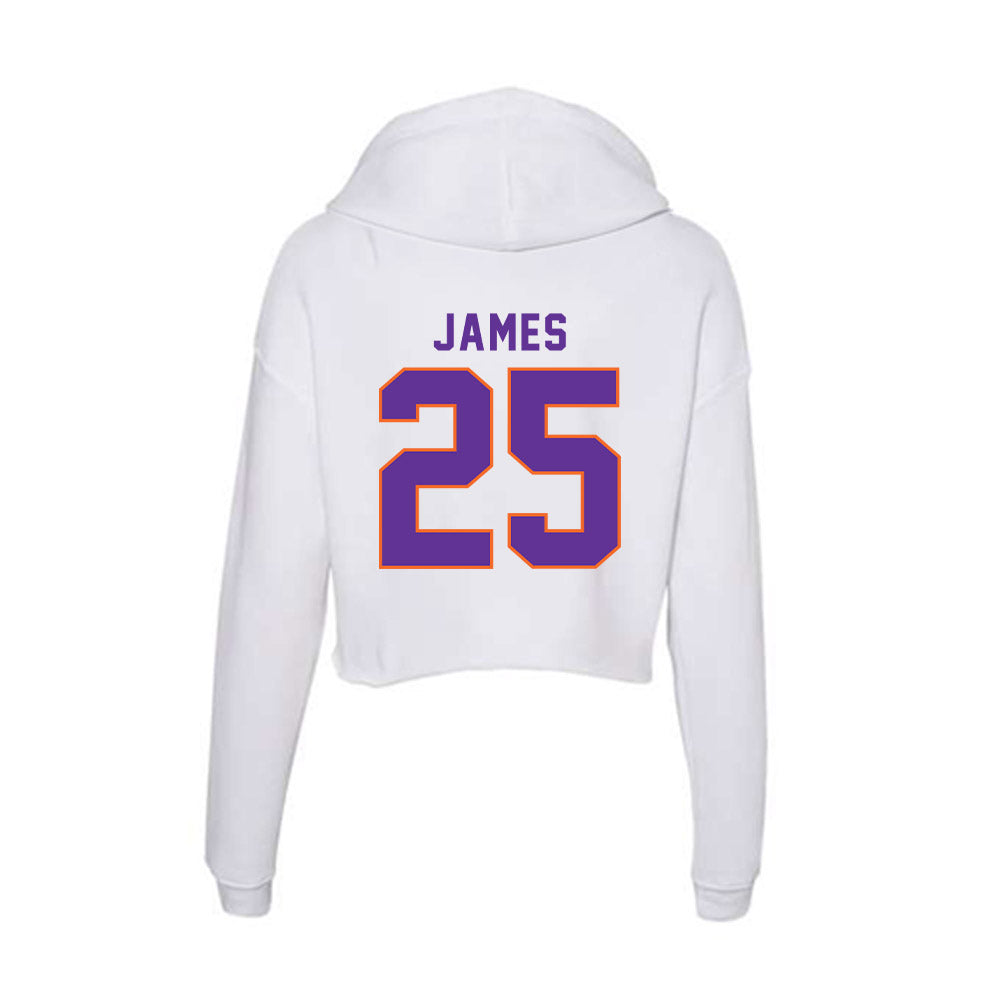 Northwestern State - NCAA Football : Jeremiah James - Women's Crop Fleece Hoodie-1