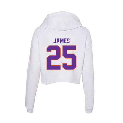 Northwestern State - NCAA Football : Jeremiah James - Women's Crop Fleece Hoodie-1
