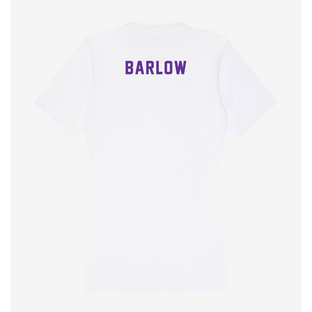Northwestern State - NCAA Men's Track & Field : Joaquin Barlow - Women's V-Neck T-Shirt-1
