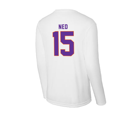 Northwestern State - NCAA Men's Basketball : Seth Ned - Activewear Long Sleeve T-Shirt-1