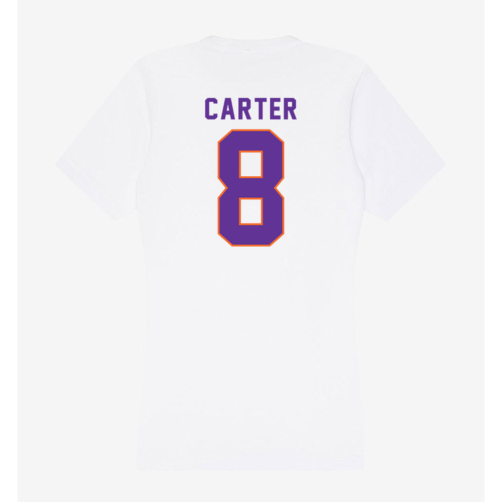 Northwestern State - NCAA Football : Luke Carter - Women's V-Neck T-Shirt-1
