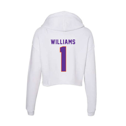 Northwestern State - NCAA Football : Christian Williams - Women's Crop Fleece Hoodie-1
