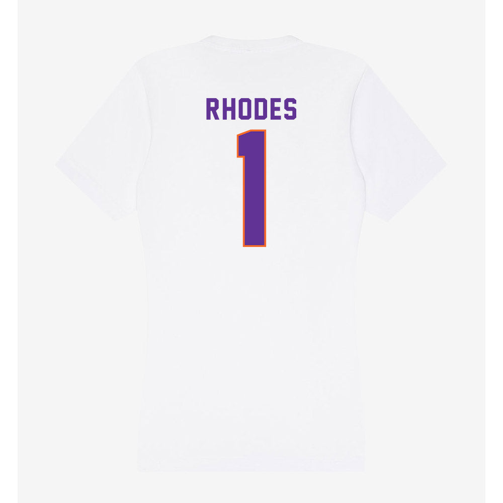 Northwestern State - NCAA Football : Dylan Rhodes - Women's V-Neck T-Shirt-1