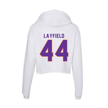 Northwestern State - NCAA Softball : Madge Layfield - Women's Crop Fleece Hoodie-1