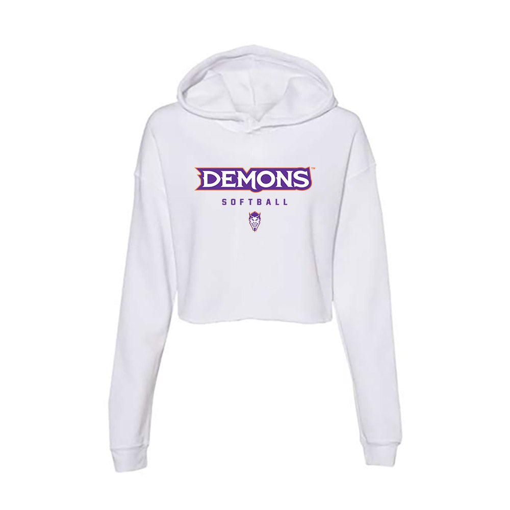 Northwestern State - NCAA Softball : Mattison Buster - Women's Crop Fleece Hoodie-0