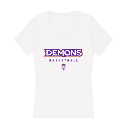 Northwestern State - NCAA Women's Basketball : Stephie-safi Salumu - Women's V-Neck T-Shirt-0