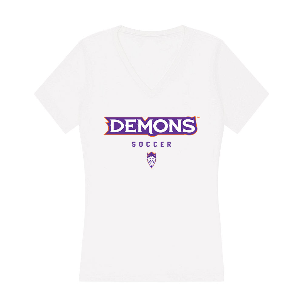 Northwestern State - NCAA Women's Soccer : Maliya Maldonado - Women's V-Neck T-Shirt-0