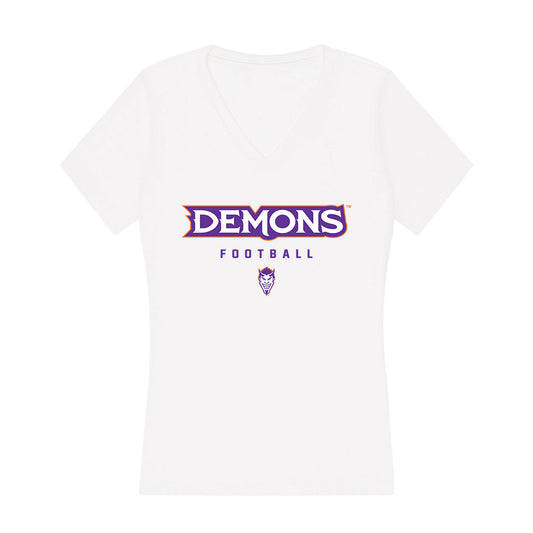 Northwestern State - NCAA Football : Jimmie Duncan - Women's V-Neck T-Shirt-0