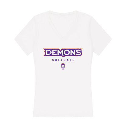 Northwestern State - NCAA Softball : Ethan Massey - Women's V-Neck T-Shirt-0