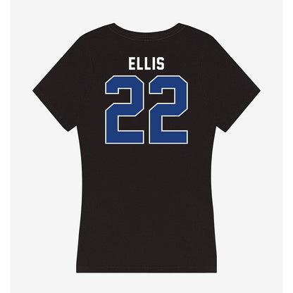 McNeese State - NCAA Women's Basketball : Kiayra Ellis - Women's V-Neck T-Shirt-1