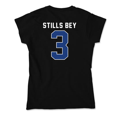 McNeese State - NCAA Football : Safir Stills Bey - Soft Style Women’s T-Shirt-1