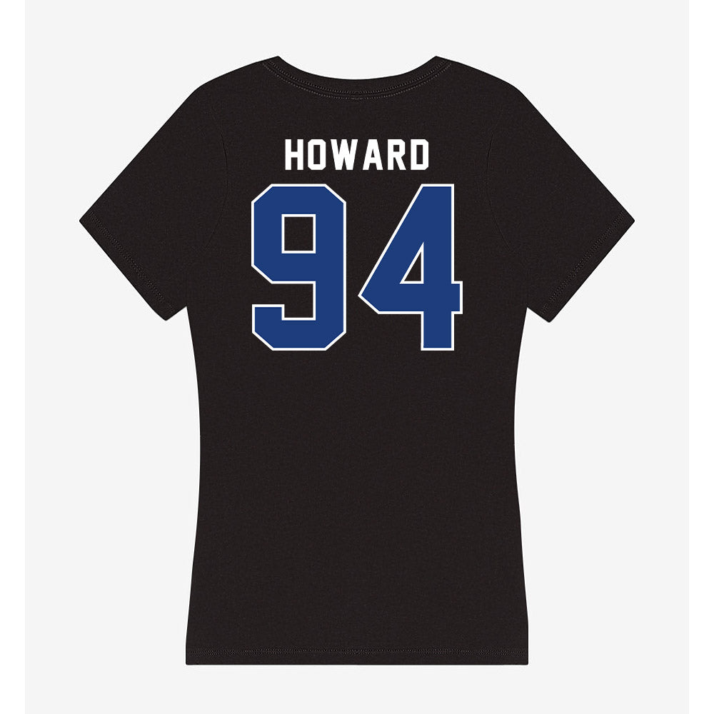 McNeese State - NCAA Football : Lenord Howard - Women's V-Neck T-Shirt-1