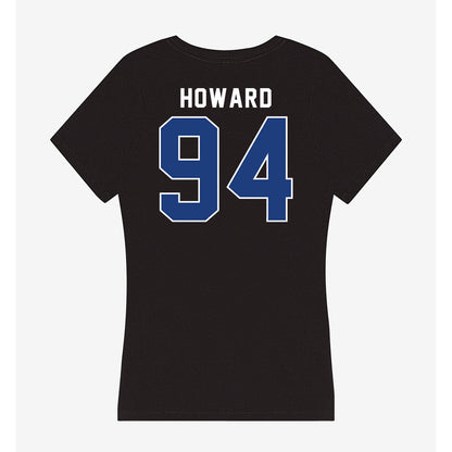 McNeese State - NCAA Football : Lenord Howard - Women's V-Neck T-Shirt-1