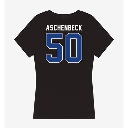 McNeese State - NCAA Football : Eric Aschenbeck - Women's V-Neck T-Shirt-1