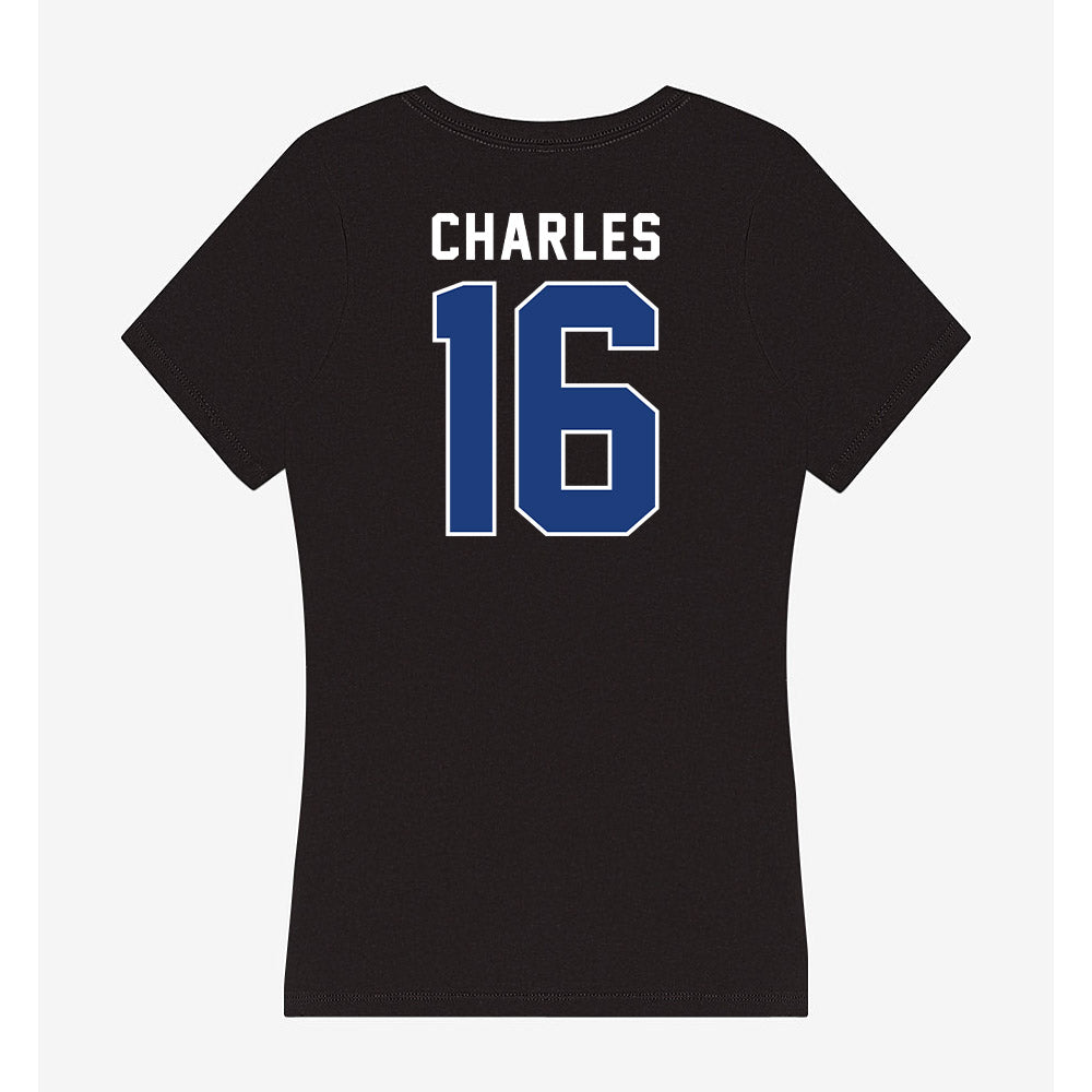 McNeese State - NCAA Football : Cohen Charles - Women's V-Neck T-Shirt-1