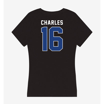 McNeese State - NCAA Football : Cohen Charles - Women's V-Neck T-Shirt-1