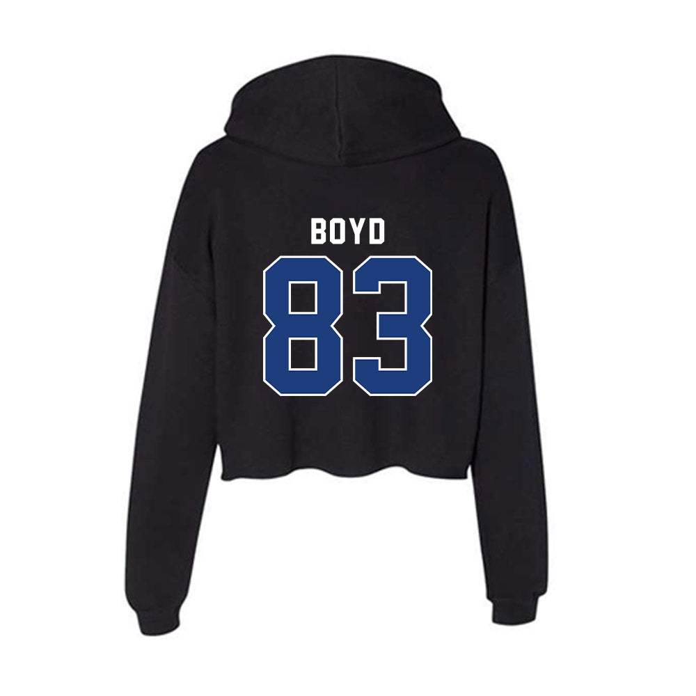 McNeese State - NCAA Football : Reed Boyd - Women's Crop Fleece Hoodie-1