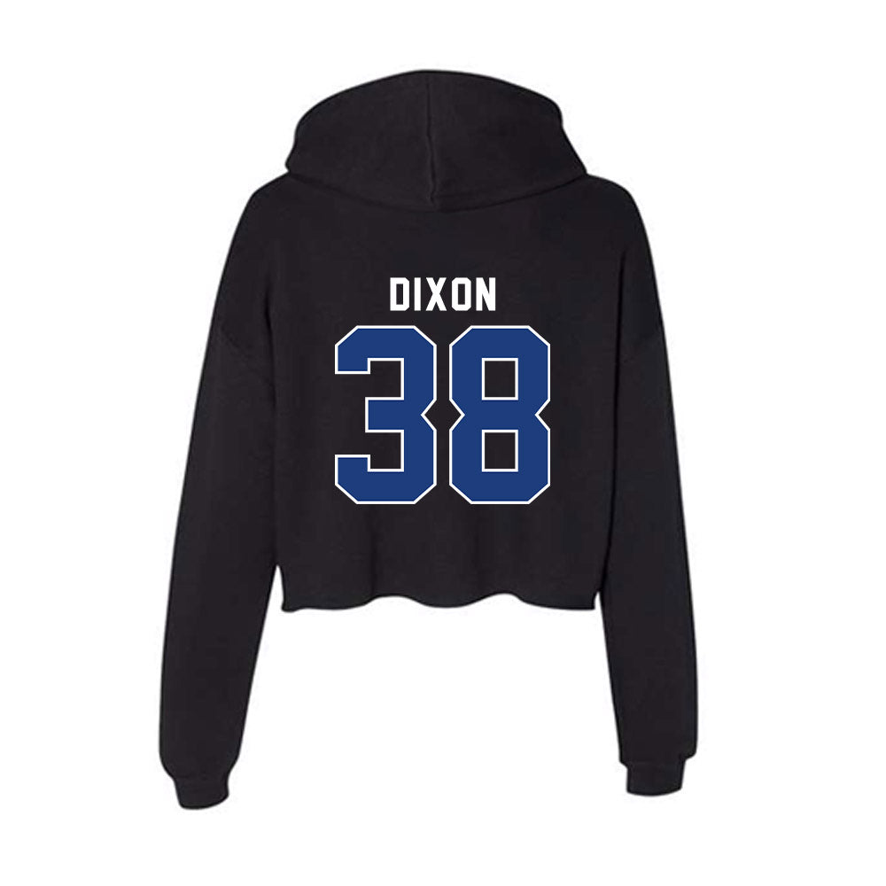 McNeese State - NCAA Football : George Dixon - Women's Crop Fleece Hoodie-1