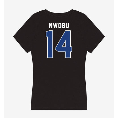 McNeese State - NCAA Football : Ikenna Nwobu - Women's V-Neck T-Shirt-1