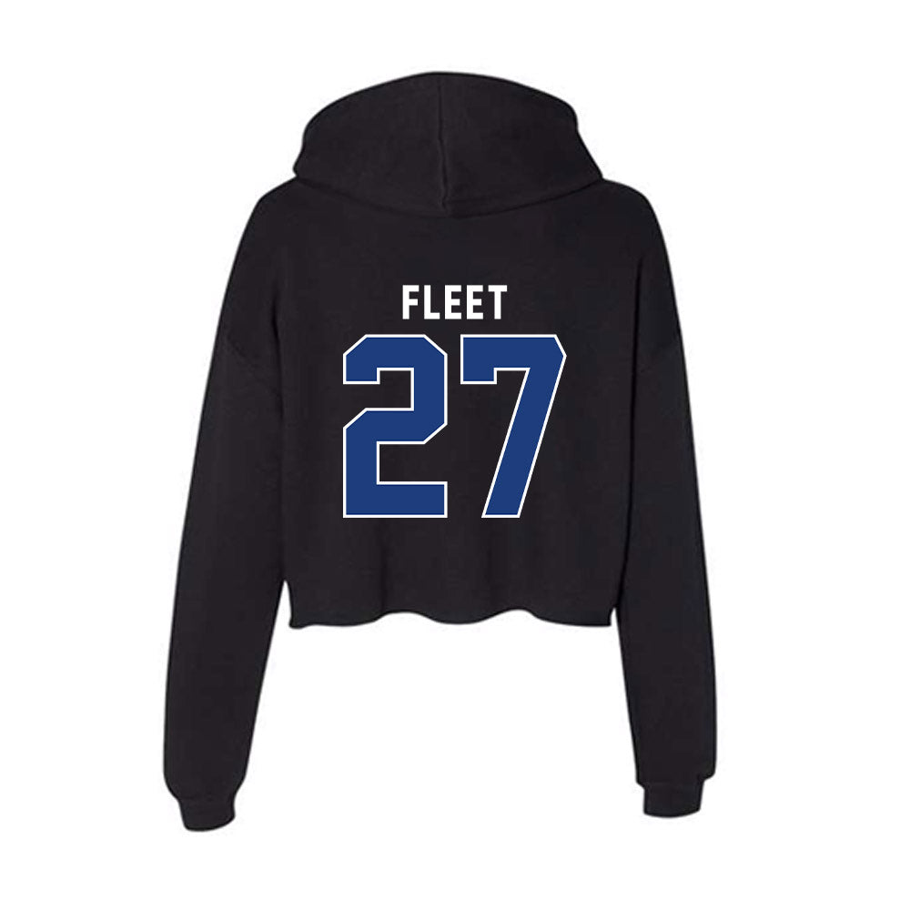 McNeese State - NCAA Football : Kenyatta Fleet - Women's Crop Fleece Hoodie-1