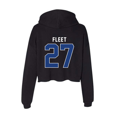 McNeese State - NCAA Football : Kenyatta Fleet - Women's Crop Fleece Hoodie-1