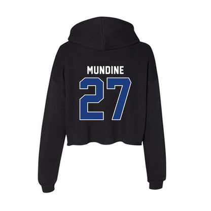 McNeese State - NCAA Softball : Samantha Mundine - Women's Crop Fleece Hoodie-1